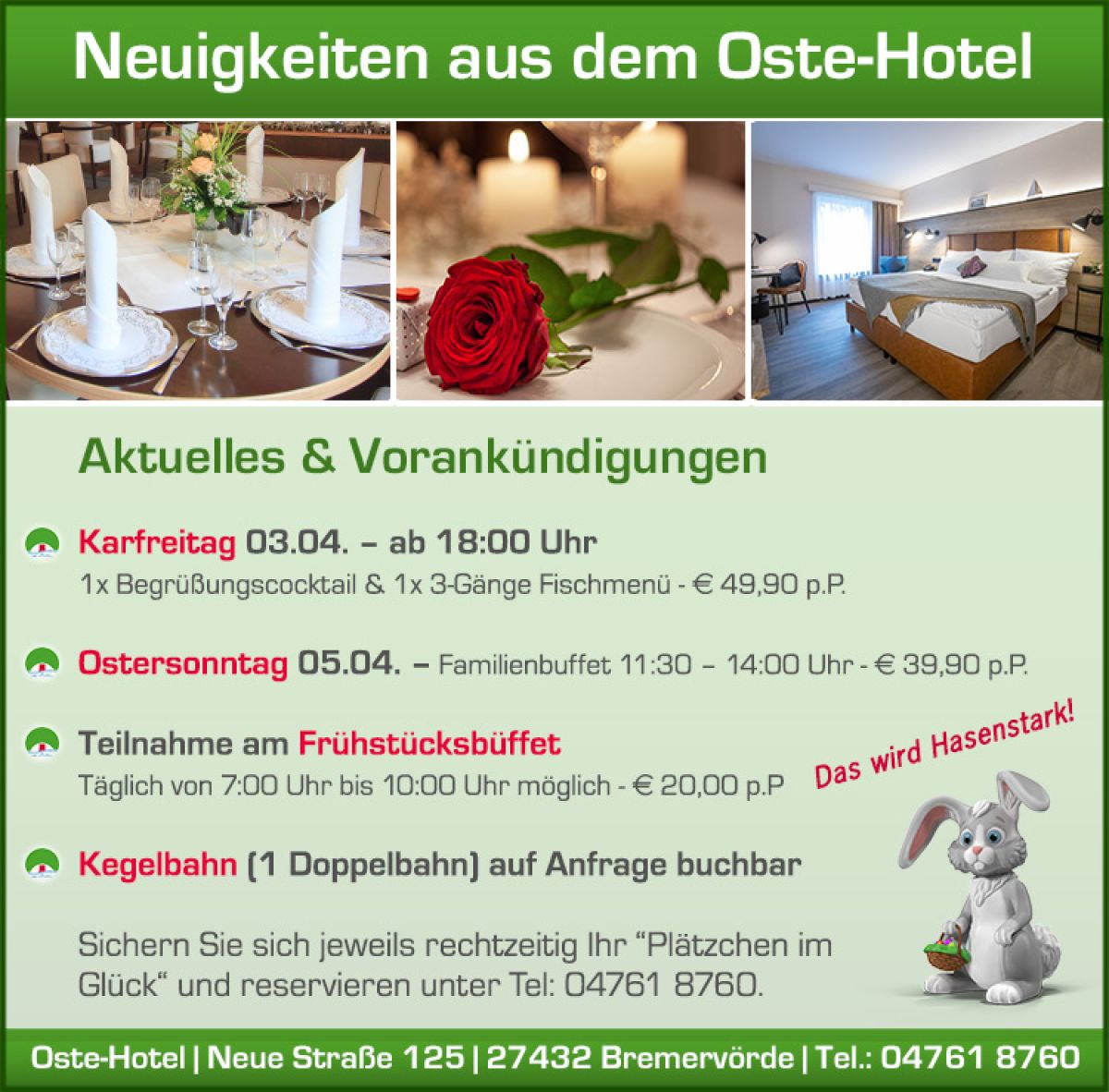 Oste Hotel PopUp