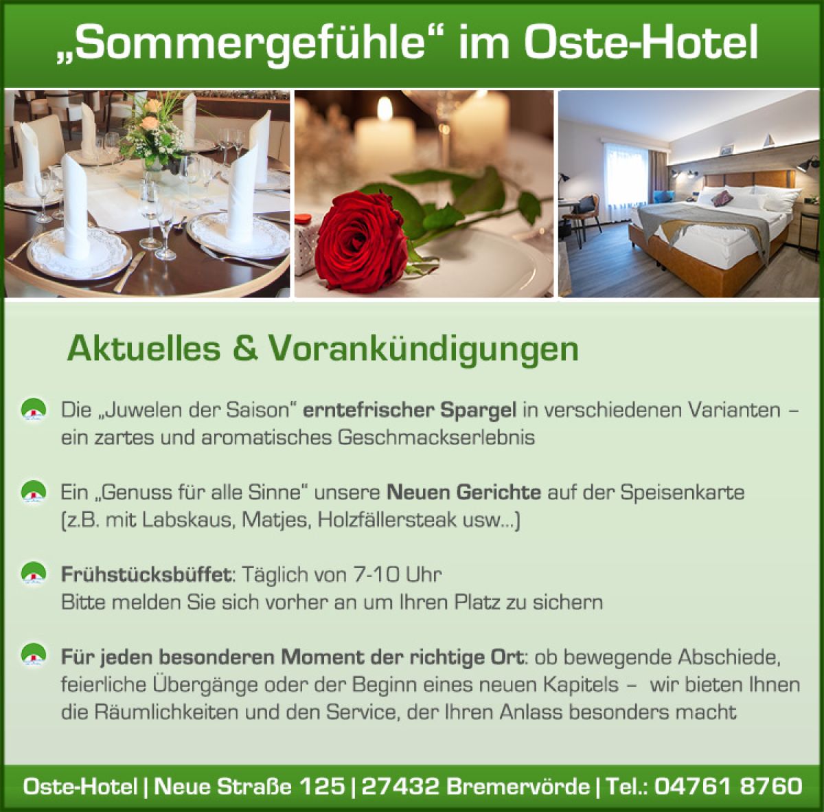 Oste Hotel PopUp